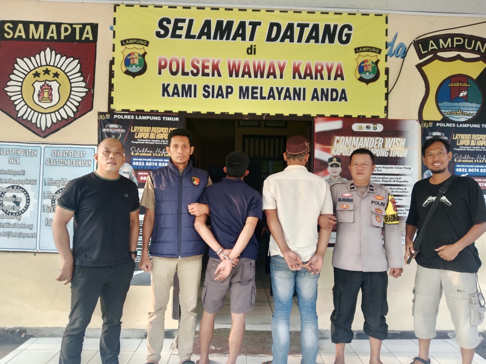 Tekab 308 Presisi Polsek Waway Karya Bersama Polres Lampung Timur Ungkap Kasus Pencurian dengan Pemberatan dan Penadahan